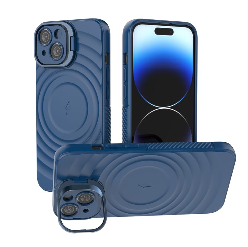 TitanShield Wave Silicone Magsafe Back Case Cover for Apple iPhone 14