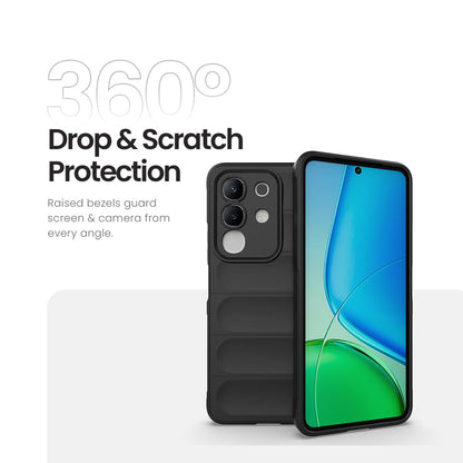 Liquid Silicon Magic Case | 360 Degree Protection | Camera Protection for iQOO Z10x