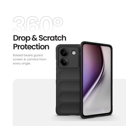 Liquid Silicon Magic Case | 360 Degree Protection | Camera Protection for Poco M7 Pro 5G