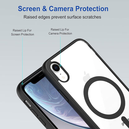 Clear Shockproof Magsafe Back Case Cover for Apple iPhone XR