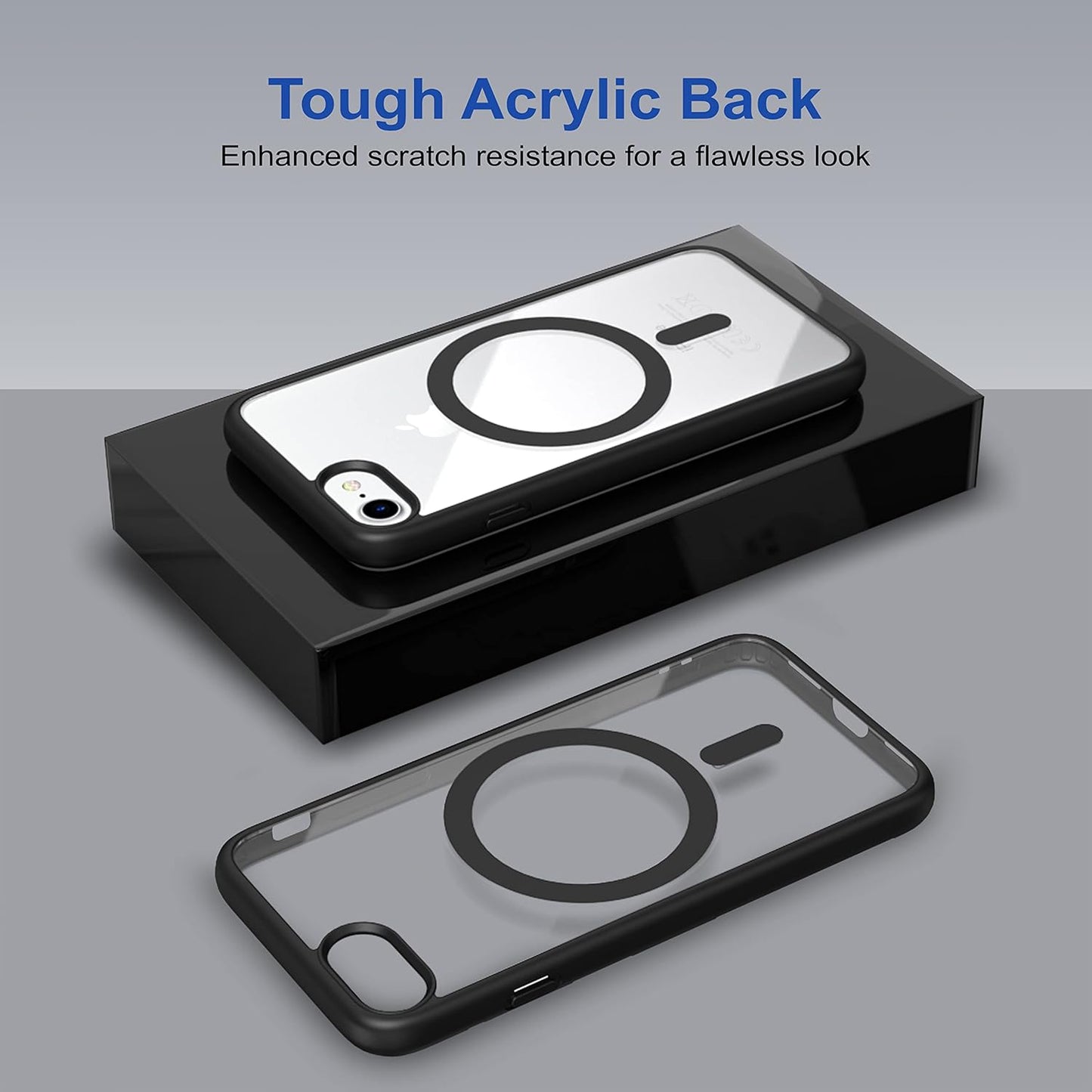 Clear Shockproof Magsafe Back Case Cover for iPhone 7