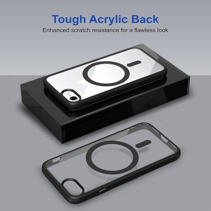 Clear Shockproof Magsafe Back Case Cover for Apple iPhone 7