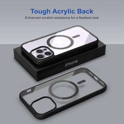 Clear Shockproof Magsafe Back Case Cover for Apple iPhone 13 Pro