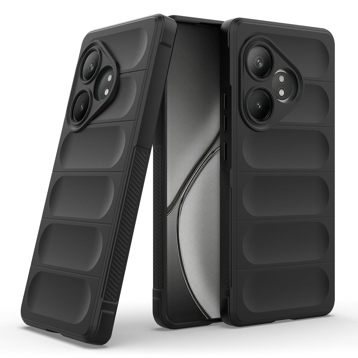 Liquid Silicon Magic Case | 360 Degree Protection | Camera Protection for Realme GT 6T