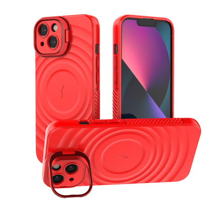 TitanShield Wave Silicone Magsafe Back Case Cover for Apple iPhone 13
