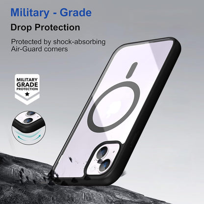Clear Shockproof Magsafe Back Case Cover for Apple iPhone 13