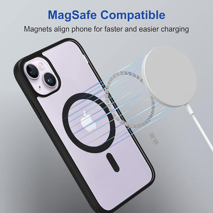 Clear Shockproof Magsafe Back Case Cover for Apple iPhone 13