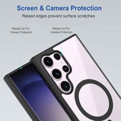 Clear Shockproof Magsafe Back Case Cover for Galaxy S23 Ultra 5G