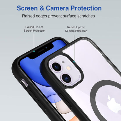 Clear Shockproof Magsafe Back Case Cover for Apple iPhone 12 Mini
