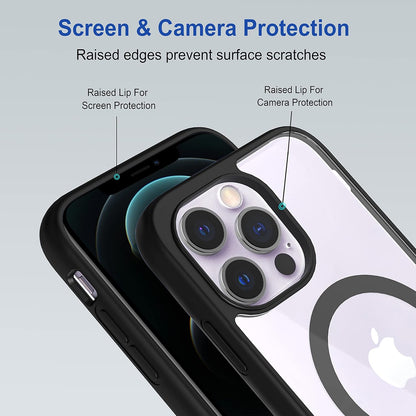 Clear Shockproof Magsafe Back Case Cover for Apple iPhone 13 Pro