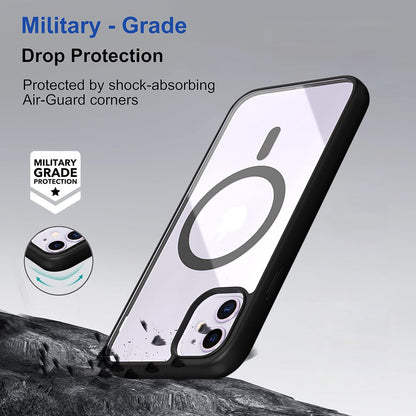 Clear Shockproof Magsafe Back Case Cover for Apple iPhone 12 Mini