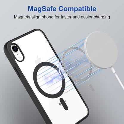 Clear Shockproof Magsafe Back Case Cover for Apple iPhone XR