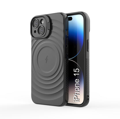 TitanShield Wave Silicone Magsafe Back Case Cover for Apple iPhone 15