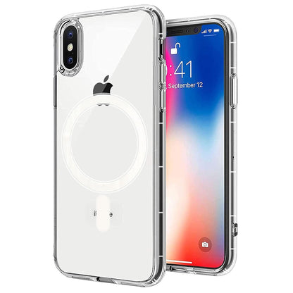 Clear Shockproof Magsafe Back Case Cover for Apple iPhone X | Xs