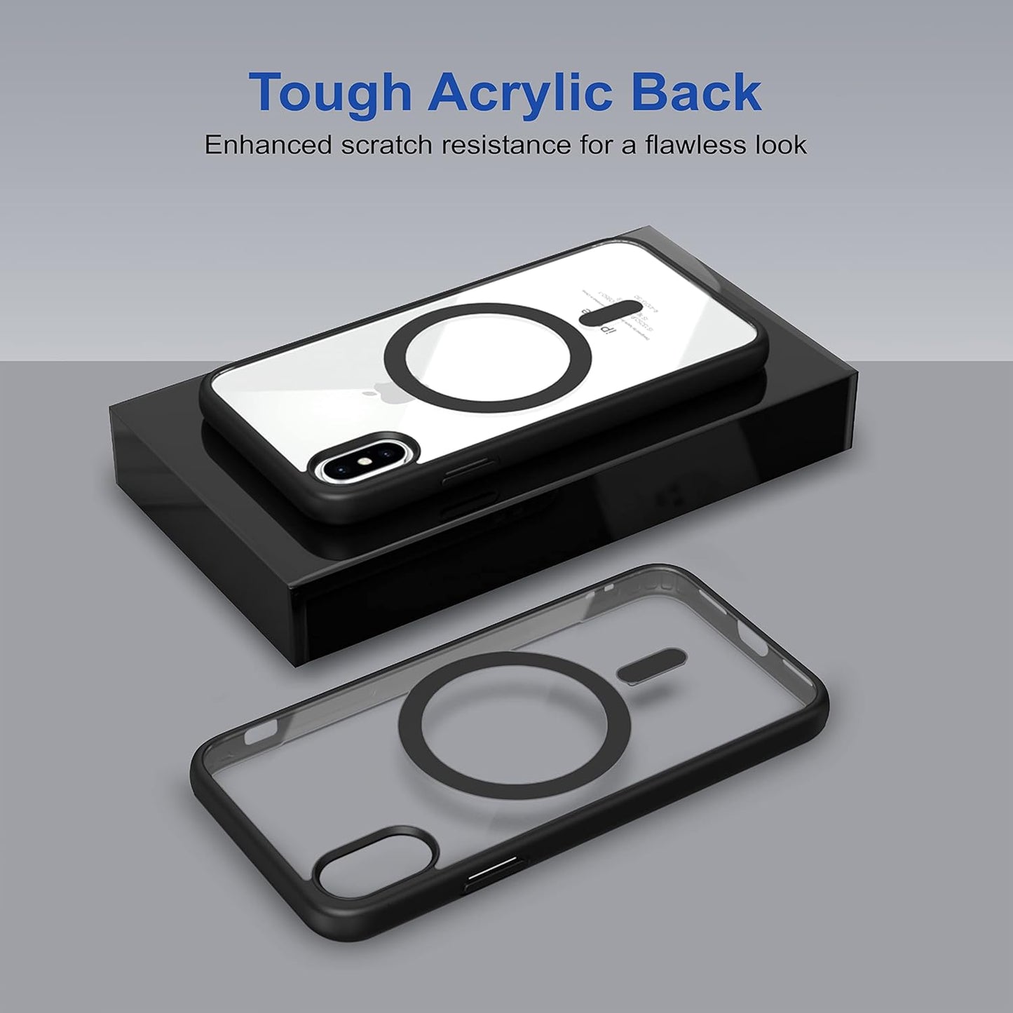 Clear Shockproof Magsafe Back Case Cover for iPhone X | Xs