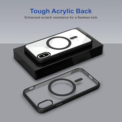 Clear Shockproof Magsafe Back Case Cover for Apple iPhone X | Xs