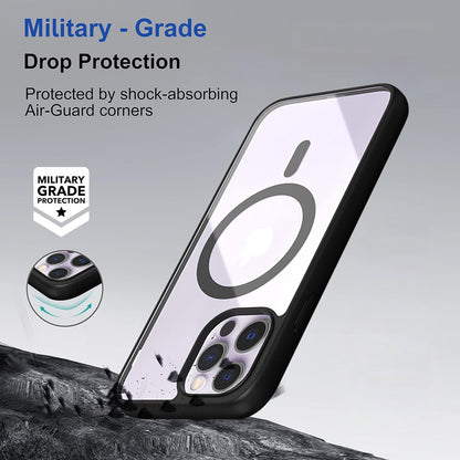 Clear Shockproof Magsafe Back Case Cover for Apple iPhone 13 Pro