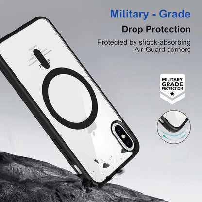 Clear Shockproof Magsafe Back Case Cover for Apple iPhone X | Xs