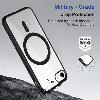 Clear Shockproof Magsafe Back Case Cover for Apple iPhone 7