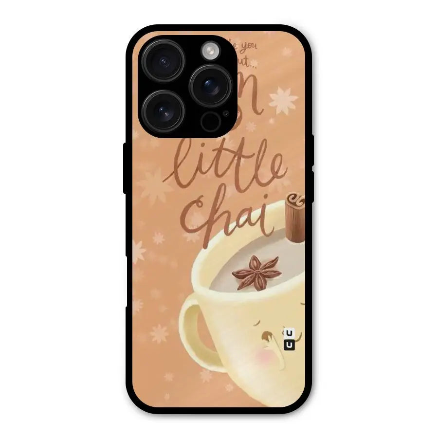 A Little Chai Shockproof Hybrid Protection (Metal + TPU) Back Case Cover CoversCart