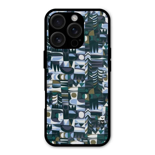 Abstract Blues Shockproof Hybrid Protection (Metal + TPU) Back Case Cover CoversCart