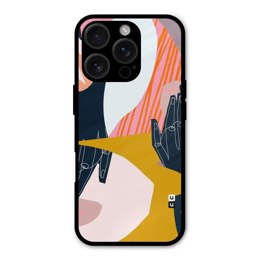 Abstract Hands Shockproof Hybrid Protection (Metal + TPU) Back Case Cover CoversCart