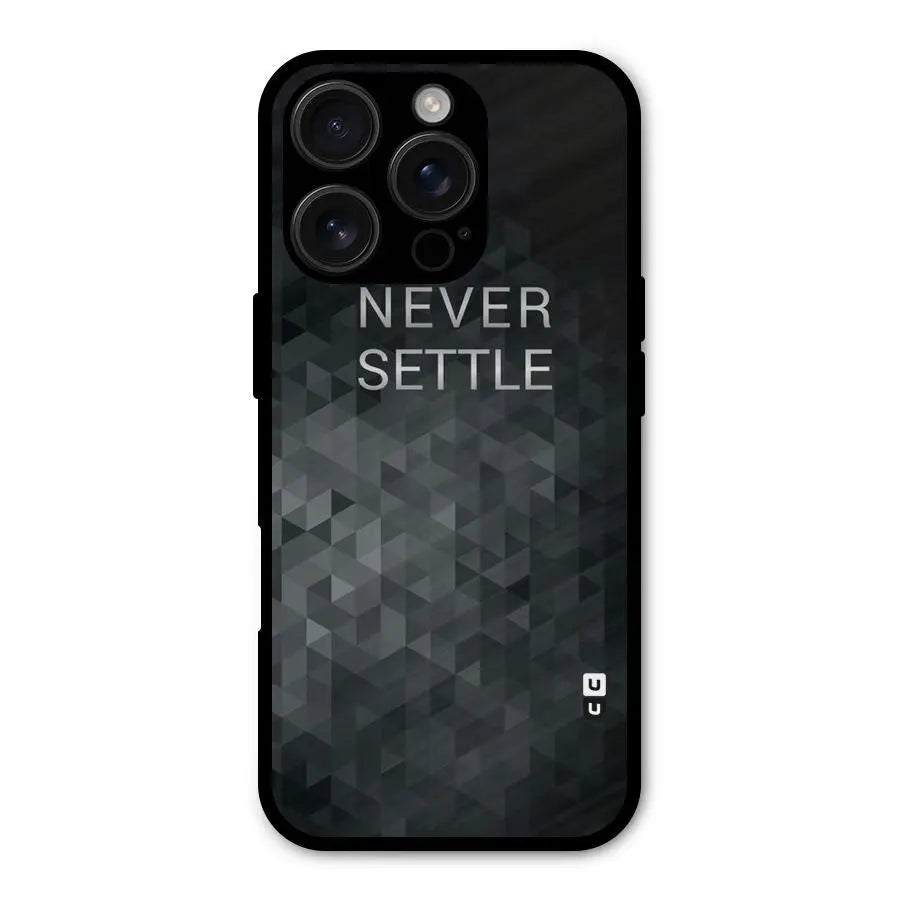 Abstract No Settle Shockproof Hybrid Protection (Metal + TPU) Back Case Cover CoversCart