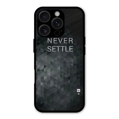 Abstract No Settle Shockproof Hybrid Protection (Metal + TPU) Back Case Cover CoversCart