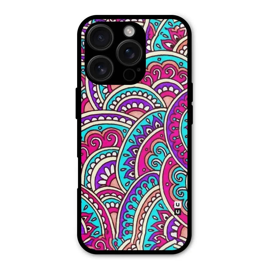 Abstract Rangoli Design Shockproof Hybrid Protection (Metal + TPU) Back Case Cover CoversCart