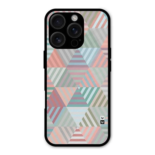 Abstract Triangle Lines Shockproof Hybrid Protection (Metal + TPU) Back Case Cover CoversCart
