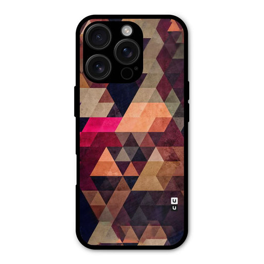 Abstract Beauty Triangles Shockproof Hybrid Protection (Metal + TPU) Back Case Cover