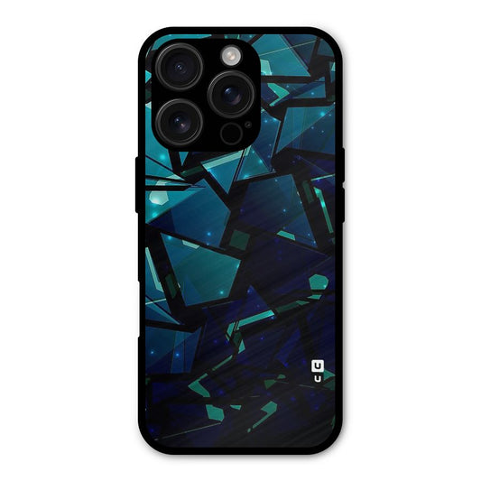 Abstract Glass Design Shockproof Hybrid Protection (Metal + TPU) Back Case Cover