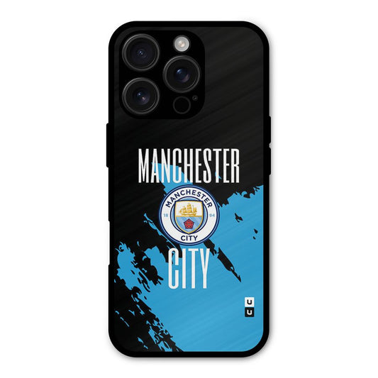 Abstract Manchester Shockproof Hybrid Protection (Metal + TPU) Back Case Cover