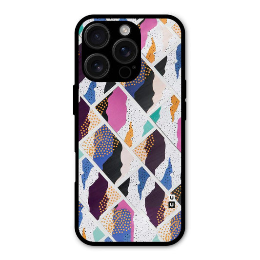 Abstract Polka Shockproof Hybrid Protection (Metal + TPU) Back Case Cover