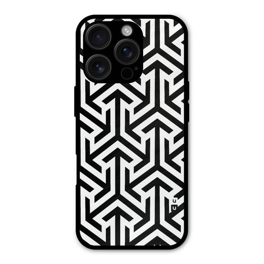 Abstract Triple Arrows Shockproof Hybrid Protection (Metal + TPU) Back Case Cover