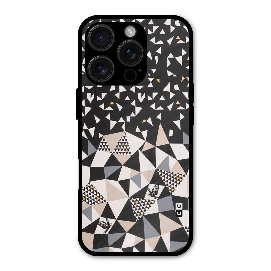 Abstract Varied Triangles Shockproof Hybrid Protection (Metal + TPU) Back Case Cover