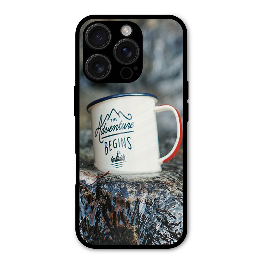 Adventure Begins Shockproof Hybrid Protection (Metal + TPU) Back Case Cover