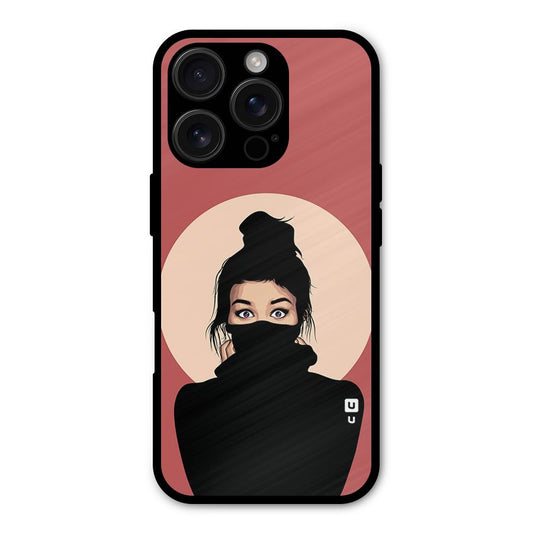 Aesthetic Digital Art Girl Shockproof Hybrid Protection (Metal + TPU) Back Case Cover