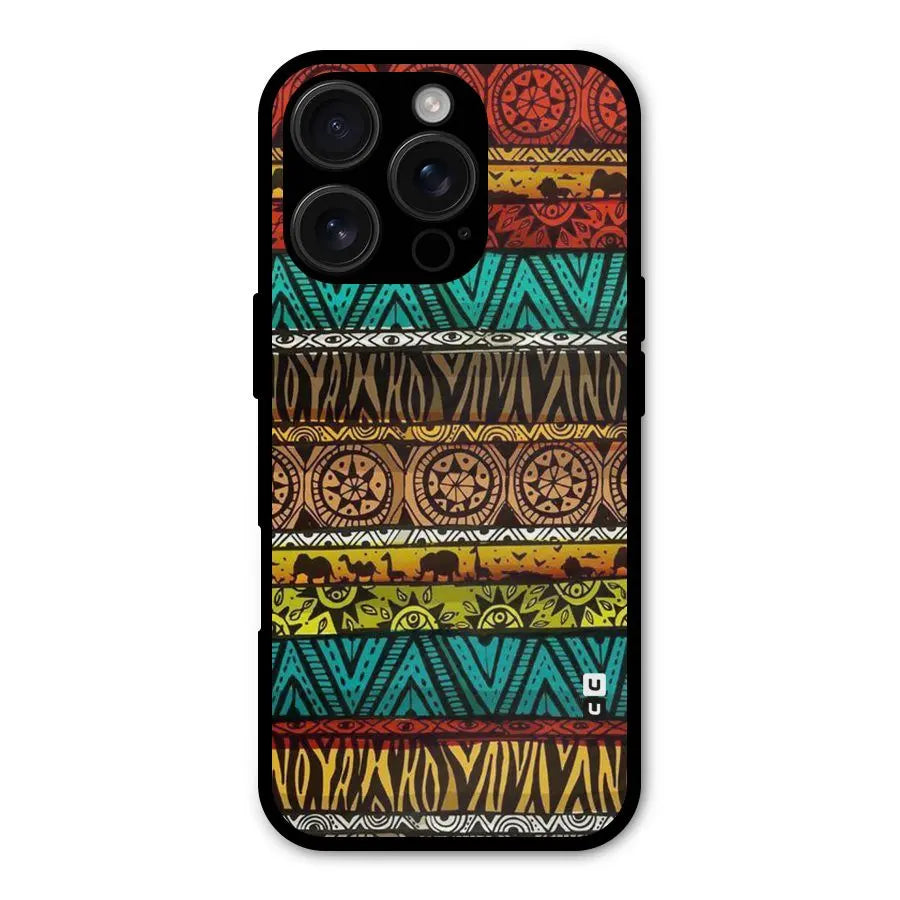 African Design Pattern Shockproof Hybrid Protection (Metal + TPU) Back Case Cover CoversCart