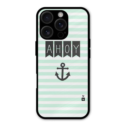 Ahoy Sailor Shockproof Hybrid Protection (Metal + TPU) Back Case Cover