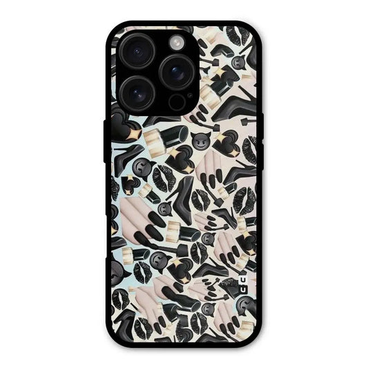 All Black Love Shockproof Hybrid Protection (Metal + TPU) Back Case Cover CoversCart