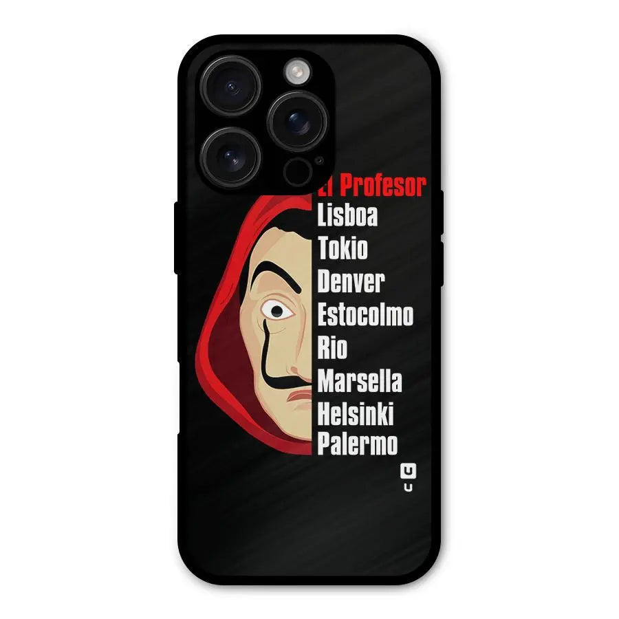 All Members Money Heist Shockproof Hybrid Protection (Metal + TPU) Back Case Cover CoversCart