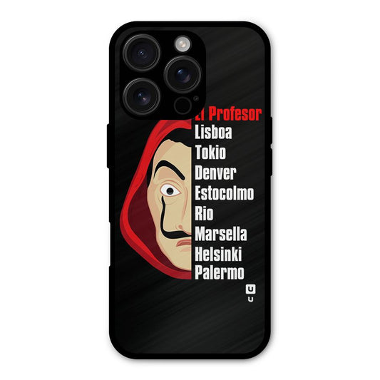 All Members Money Heist Shockproof Hybrid Protection (Metal + TPU) Back Case Cover