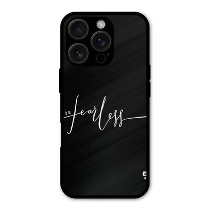 Always Be Fearless Shockproof Hybrid Protection (Metal + TPU) Back Case Cover CoversCart
