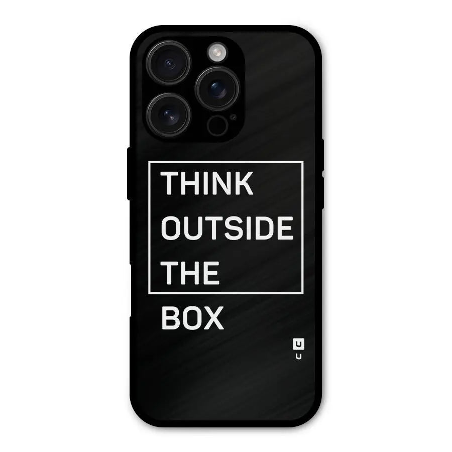 Always Think Outside Shockproof Hybrid Protection (Metal + TPU) Back Case Cover CoversCart