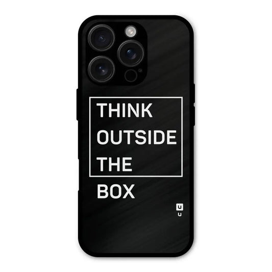 Always Think Outside Shockproof Hybrid Protection (Metal + TPU) Back Case Cover CoversCart