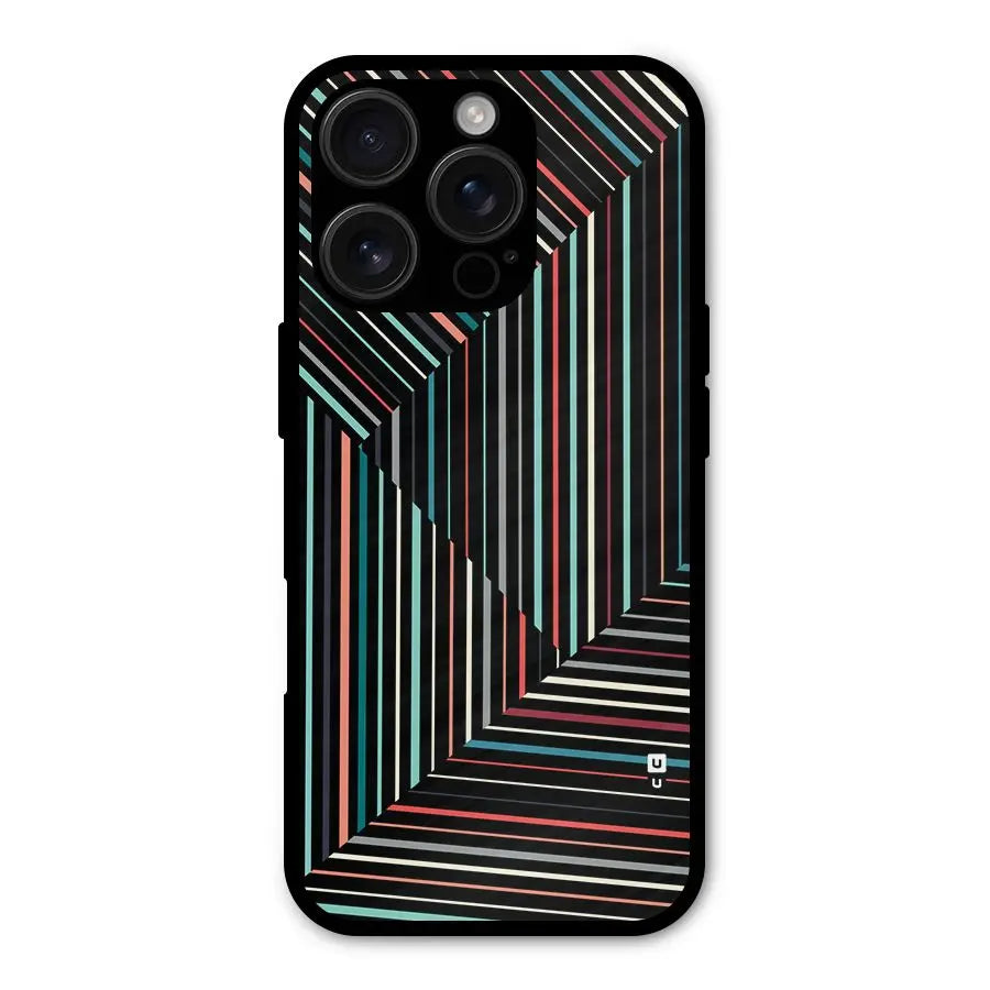 Angulars Stripes Shockproof Hybrid Protection (Metal + TPU) Back Case Cover CoversCart