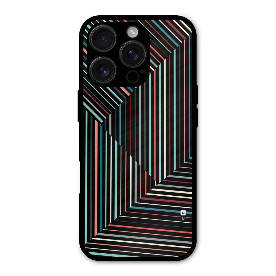 Angulars Stripes Shockproof Hybrid Protection (Metal + TPU) Back Case Cover