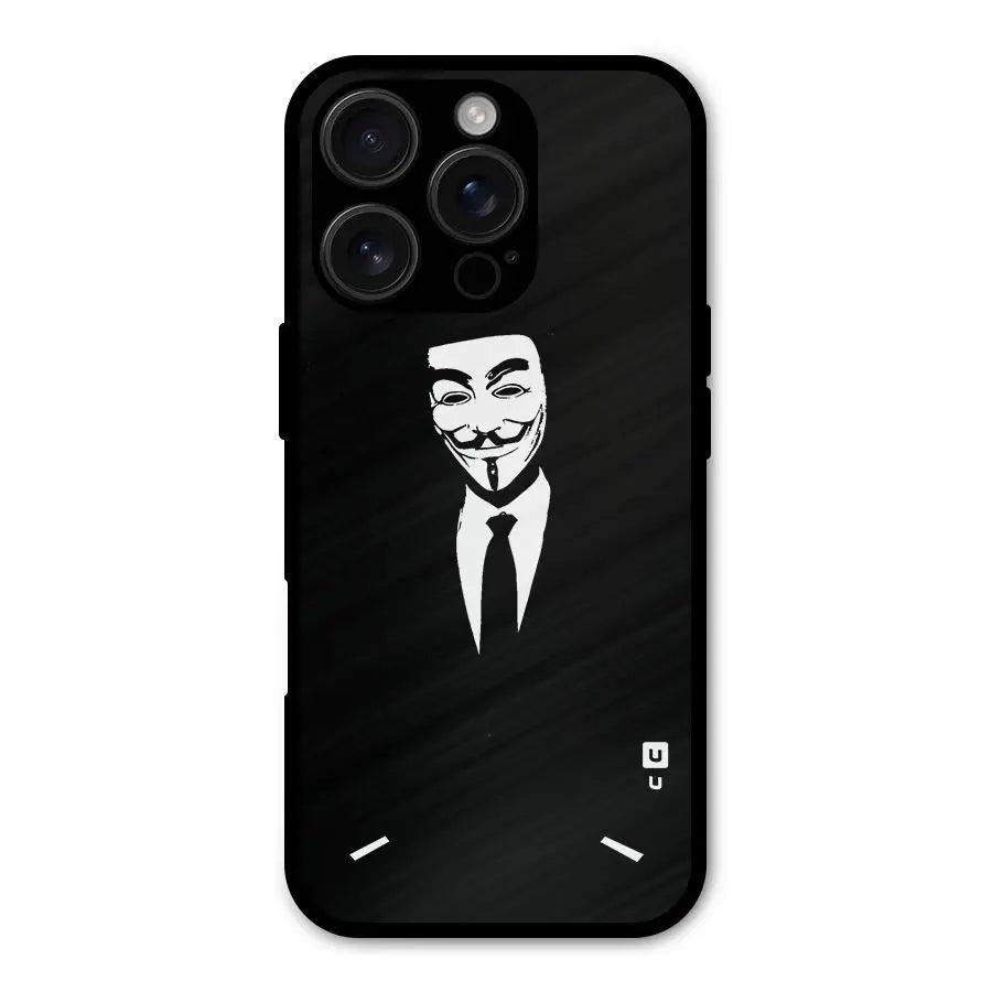Anonymous Cool Gentleman Shockproof Hybrid Protection (Metal + TPU) Back Case Cover CoversCart