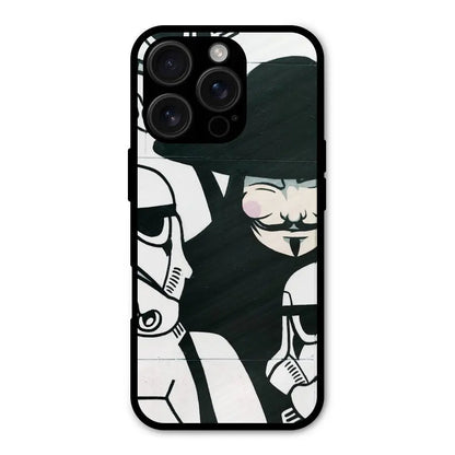 Anonymous Hat Shockproof Hybrid Protection (Metal + TPU) Back Case Cover CoversCart